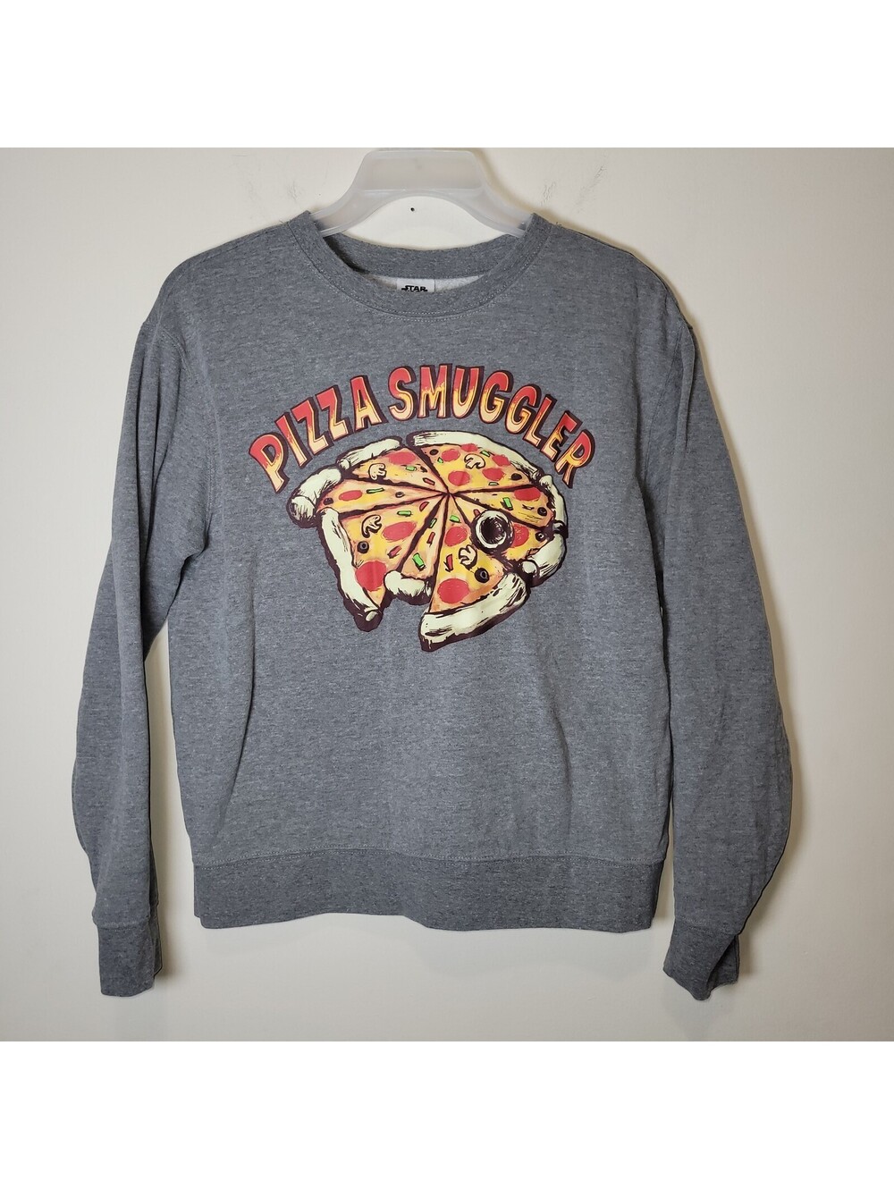 Disney Parks Star Wars Pizza Smuggler Millennium Falcon Sweatshirt Men's M